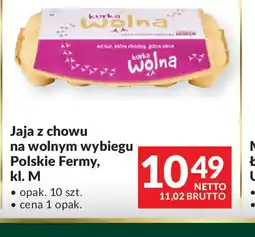 Makro Jaja z chowu na wolnym wybiegu Polskie Fermy oferta