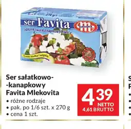 Makro Ser sałatkowo-kanapkowy Favita Mlekovita oferta