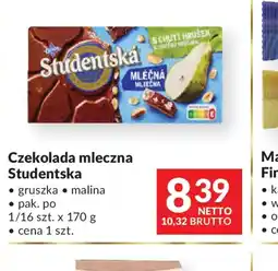 Makro Czekolada mleczna Studentska oferta