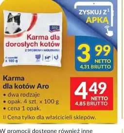 Makro Karma dla kotów Aro oferta