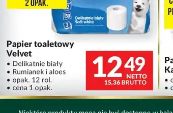 Makro Papier toaletowy Velvet oferta