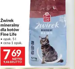 Makro Żwirek mineralny dla kotów Fine Life oferta
