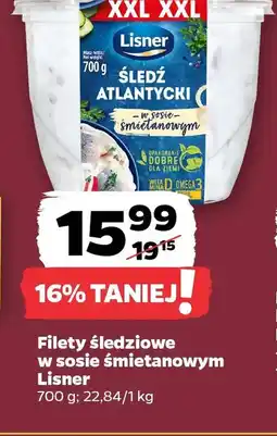 Netto Filety śledziowe w sosie śmietanowym Lisner oferta