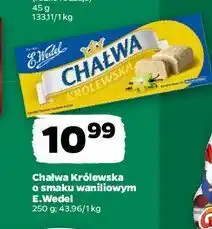 Netto Chałwa waniliowa E. Wedel Królewska oferta