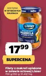 Netto Makrela opiekana w zalewie octowej Lisner oferta