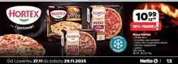 Netto Pizza salami Hortex oferta