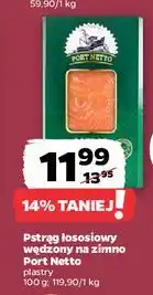 Netto Pstrąg łososiowy wędzony plastry Port Netto oferta