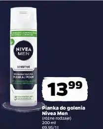 Netto Pianka do golenia natychmiastowa ochrona Nivea Men Sensitive oferta