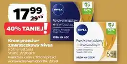 Netto Krem rewitalizujący na noc 55+ Nivea Anti-Wrinkle oferta