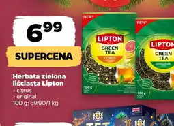 Netto Herbata zielona liściasta Lipton oferta