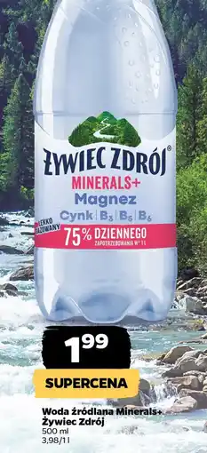 Netto Woda źródlana Zywiec Zdrój Minerals+ oferta