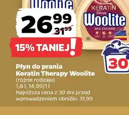 Netto Płyn do prania Keratin Therapy Woolite oferta