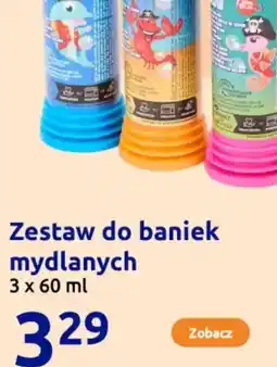 Action Zestaw do baniek mydlanych oferta