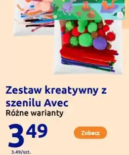 Action Zestaw kreatywny z szenilu Avec oferta