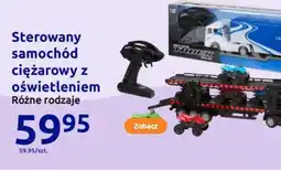 Action Sterowany samochód ciężarowy z oświetleniem oferta