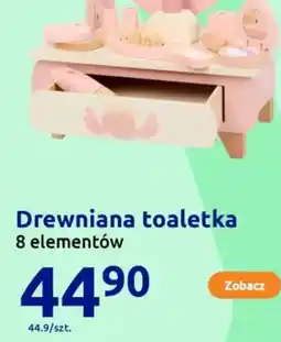 Action Drewniana toaletka oferta