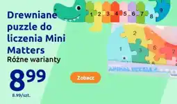 Action Drewniane puzzle do liczenia Mini Matters oferta