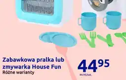 Action Zabawkowa pralka lub zmywarka House Fun oferta