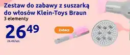 Action Zestaw do zabawy z suszarką do włosów Klein-Toys Braun oferta