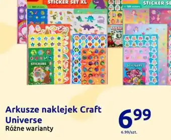Arkusze naklejek Craft Universe