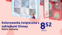 Action Kolorowanka świąteczna z naklejkami Disney oferta