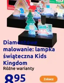Action Diamentowe malowanie: lampka świąteczna Kids Kingdom oferta