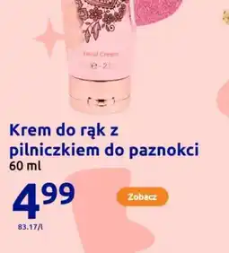 Action Krem do rąk z pilniczkiem do paznokci oferta