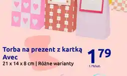 Action Torba na prezent z kartką oferta