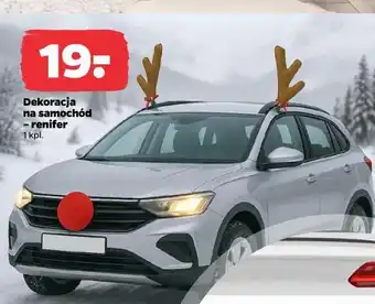 Dekoracja na samochód - renifer