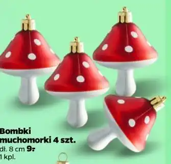 Bombki muchomorki 4 sztuki