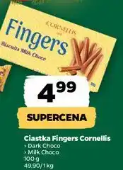 Netto Ciastka fingers mleczne Cornellis oferta