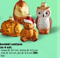 Netto Bombki szklane las, 4 sztuki oferta