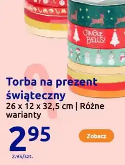 Action Torba na prezent świąteczny oferta