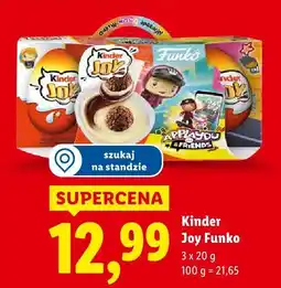 Lidl Jajka Kinder Joy Funko 3 szt oferta