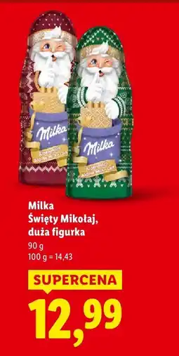 Lidl Święty Mikołaj, duża figurka Milka oferta