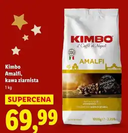 Lidl Kawa ziarnista Amalfi 1 kg Kimbo oferta