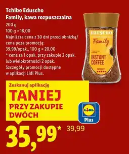 Lidl Kawa rozpuszczalna Eduscho Family Tchibo oferta