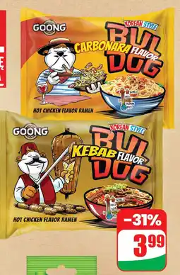 Dino Danie nudle Buldog Carbonara Flavor Goong oferta