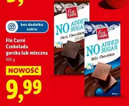 Lidl Czekolada gorzka Fin Carré oferta