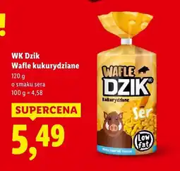 Lidl Wafle kukurydziane WK Dzik oferta