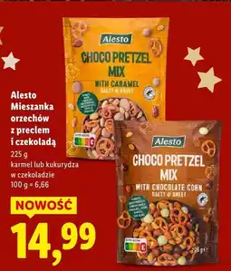 Lidl Mieszanka orzechów z preclem i czekoladą Alesto oferta
