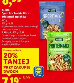 Lidl Mieszanki orzechów Alesto Sport oferta