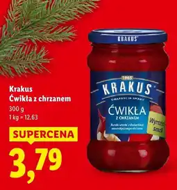 Lidl Ćwikła z chrzanem Krakus oferta
