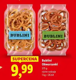 Lidl Obwarzanki różne rodzaje Bublini oferta