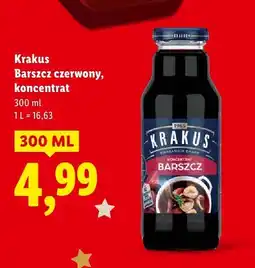 Lidl Barszcz czerwony koncentrat Krakus oferta