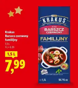 Lidl Barszcz czerwony familijny Krakus oferta