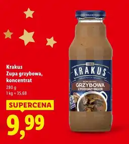 Lidl Zupa grzybowa koncentrat Krakus oferta