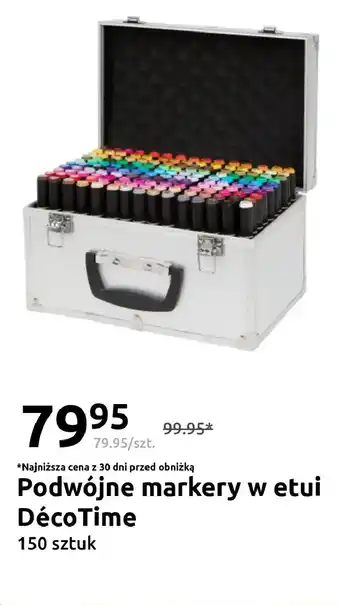 Podwójne markery w etui DécoTime