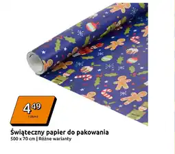 Action Świąteczny papier do pakowania oferta