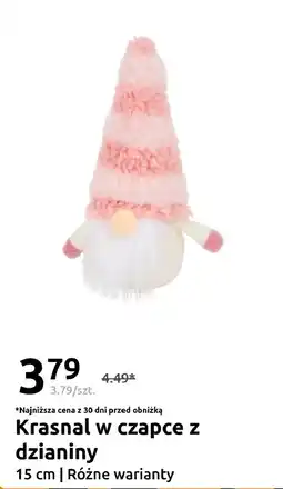 Action Krasnal w czapce z dzianiny oferta